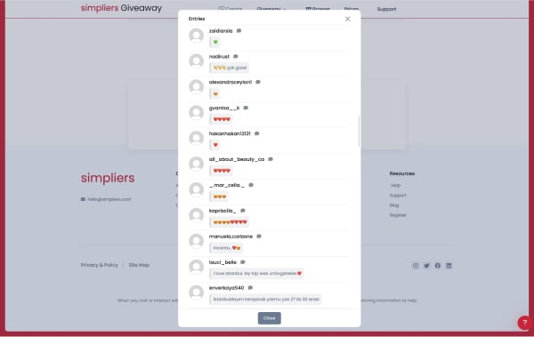 Seletor de sorteio no Instagram grátis Escolha um vencedor entre todos os comentários e curtidas para o sorteio no Instagram